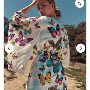 BOHEME Sunshine Daydream Butterfly Print Kimono
